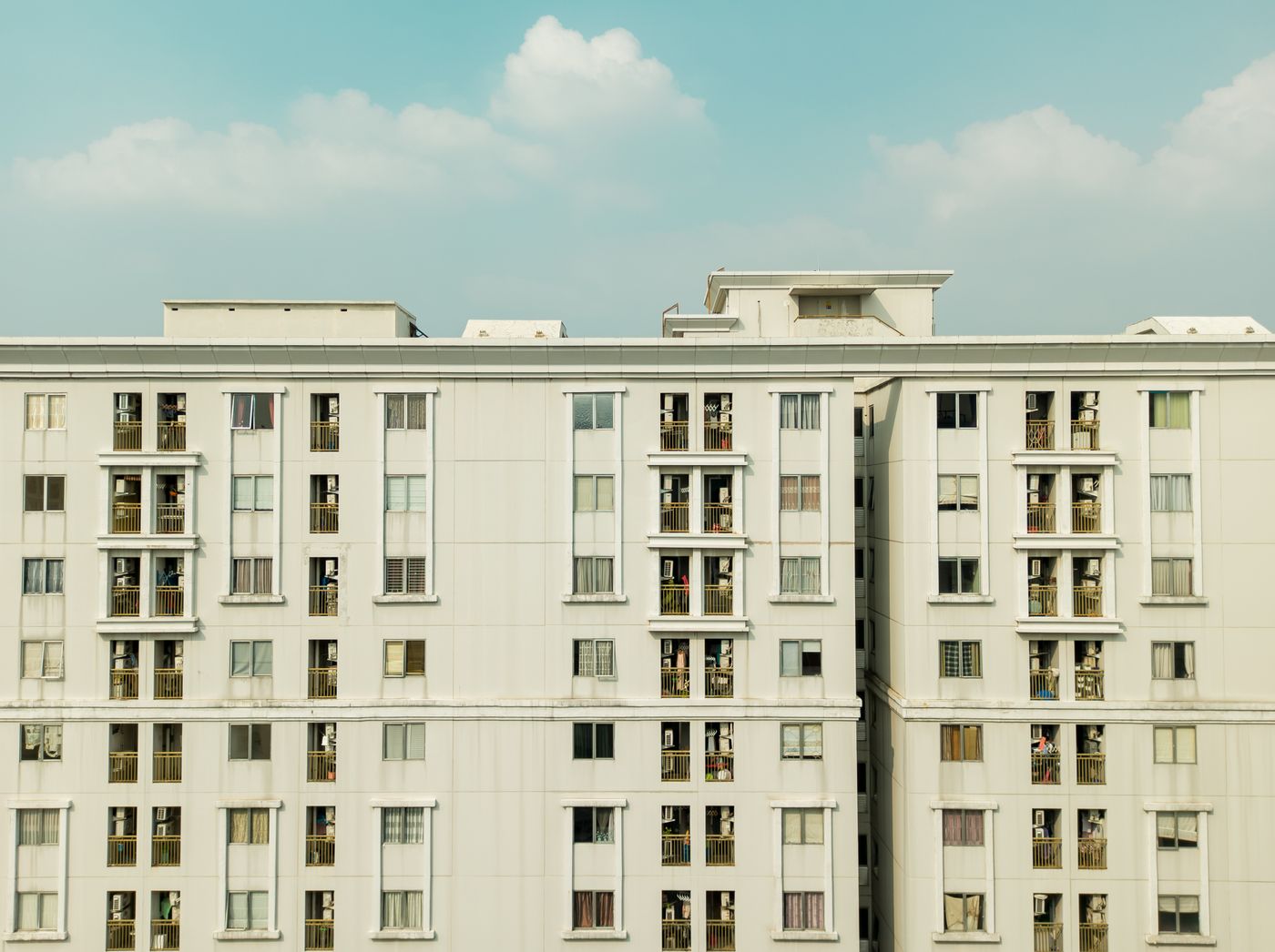 Apartment building exterior